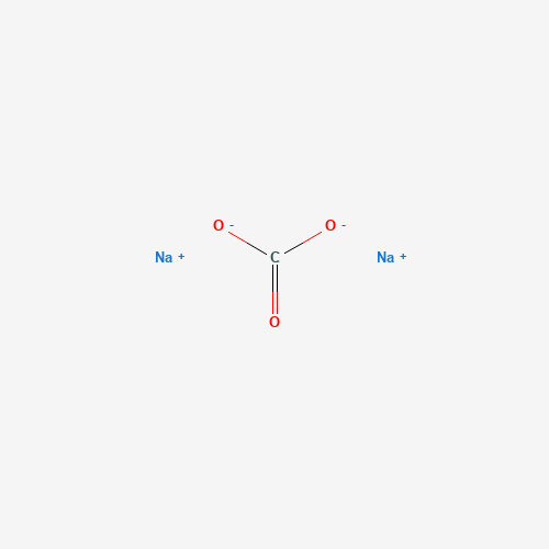 Szkielet 2D Sodium Carbonate, CAS 497-19-8, wzór CNa2O3
