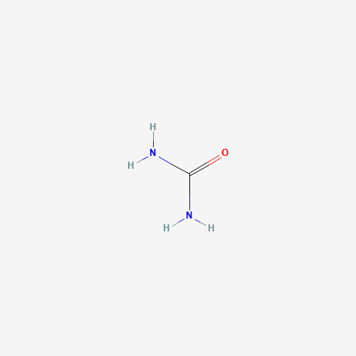 Szkielet 2D Urea, CAS 57-13-6, wzór CH4N2O